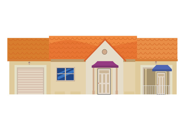 房屋传统建筑。豪宅、家、公寓图片下载