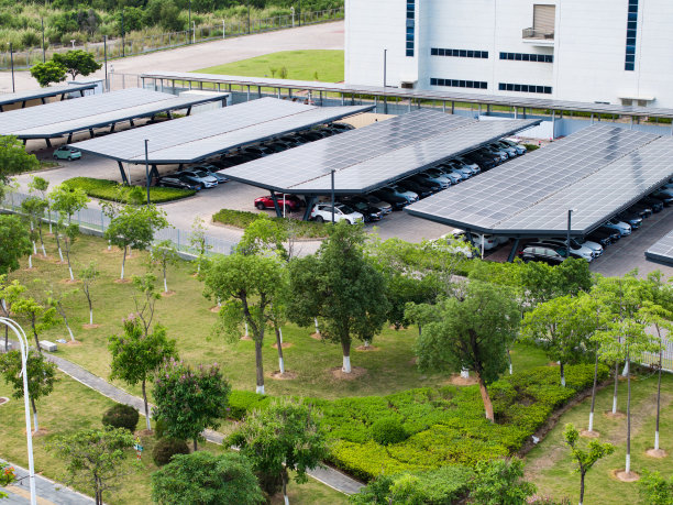 太阳能光伏停车场图片下载