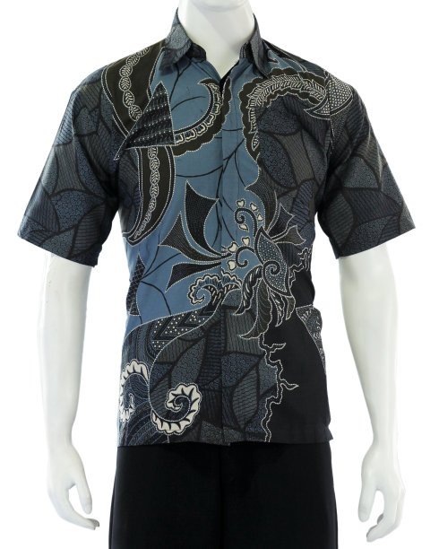 独家蜡染衬衫与现代装饰图案图片下载