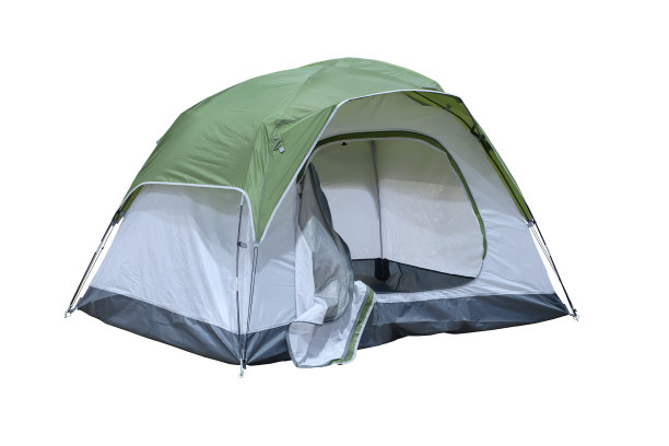 物体切割开放式中型旅游帐篷，用于户外旅行露营图片下载