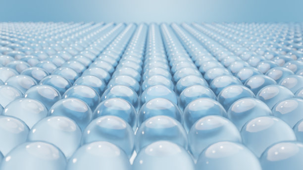 将白色精华液、面霜和乳液滴入皮肤细胞中，起到防紫外线、防紫外线反射的作用。修护护肤理念图片下载