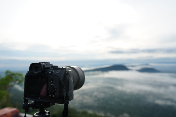 相机用于拍摄在Pha Mor I Daeng拍摄的自然风光图片下载