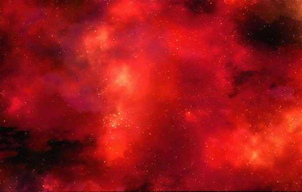 空间背景与星尘和闪亮的星星。真实的宇宙和彩色星云。色彩斑斓的星系。三维演示图片下载