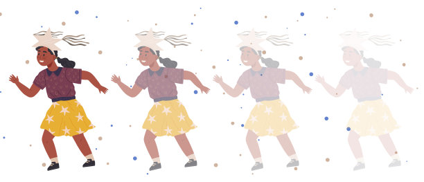 可爱的孩子穿着明星的仙女服装。在化装舞会上扮演女性角色图片下载