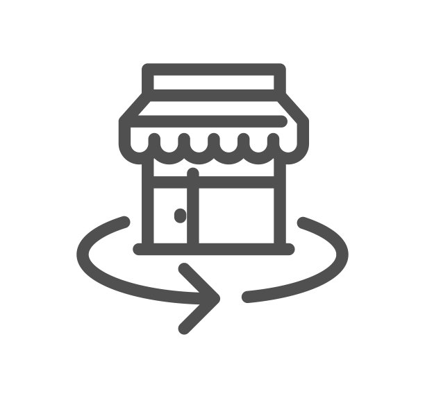 店铺管理相关图标。图片下载