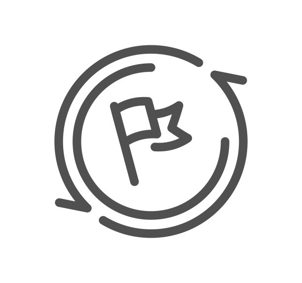 旗帜相关图标。图片下载