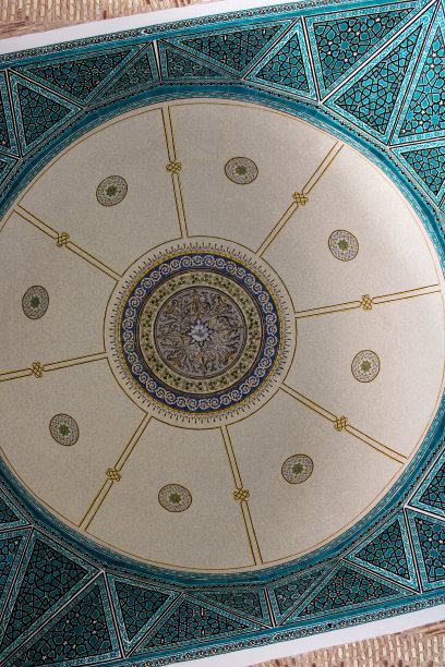 Konya Alaaddin清真寺圆顶图案图片下载