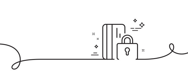阻止信用卡线图标银行钱的标志图片下载