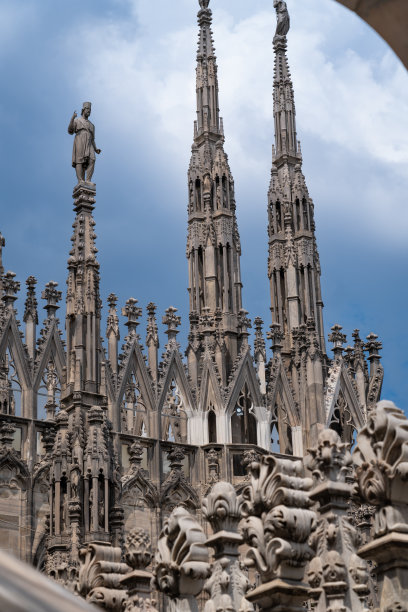 米兰的大教堂。世界遗产图片下载