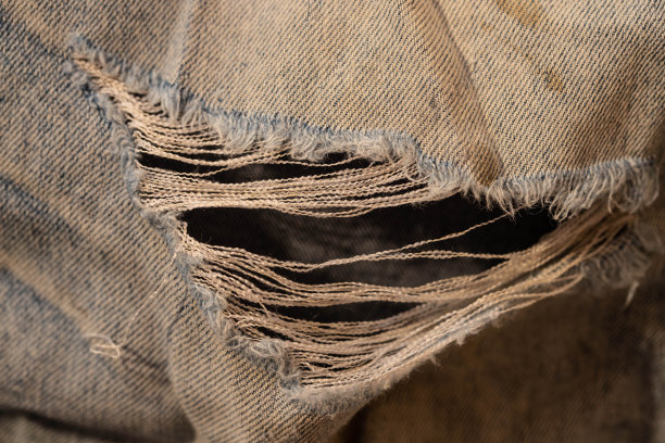 撕裂的浅蓝色牛仔牛仔裤的图案图片下载