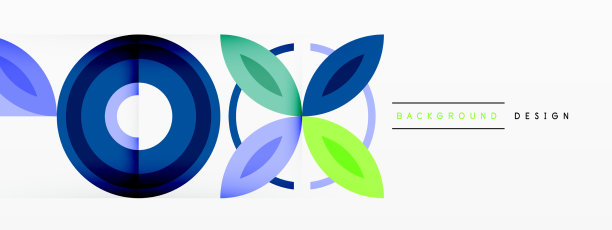 彩色圆圈抽象背景高科技图片下载