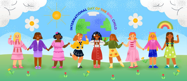 国际女童日图片下载