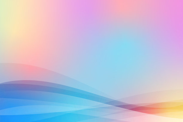 背景插图与美丽的渐变曲线。图片下载