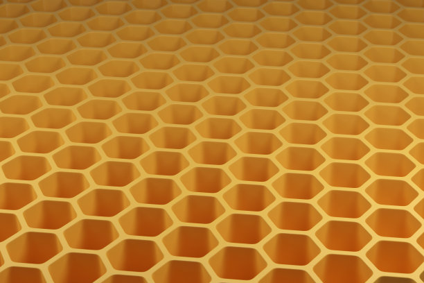 黄蜂窝背景。3 d演示。图片下载