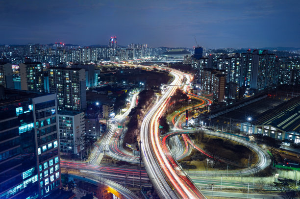 韩国首尔夜景图片下载