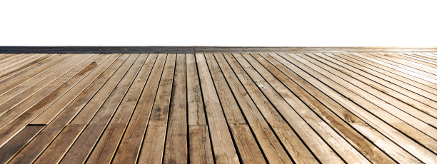 白色背景的空甲板图片下载