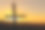 十字剪影对夕阳背景图片下载