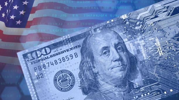 高科技，美国制造。三维演示图片下载