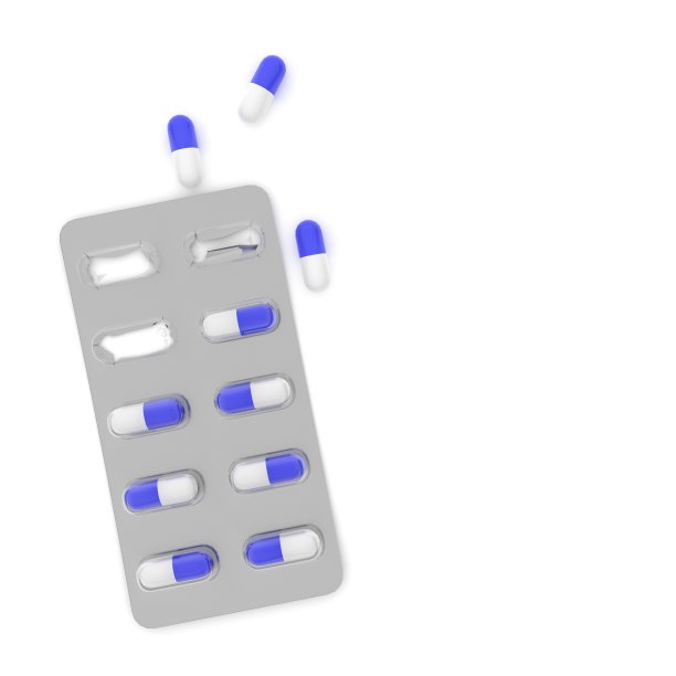 白色背景上装有药物、维生素、砂石的塑料胶囊图片下载