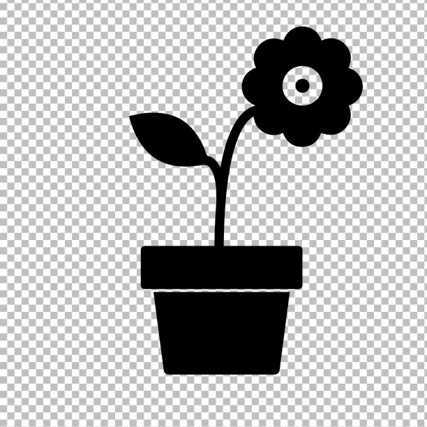 平玫瑰花图标图片下载