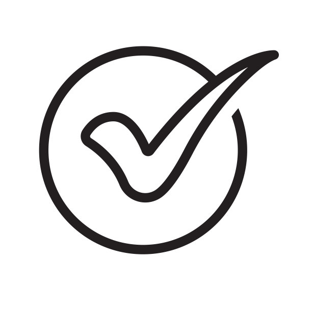 检查标记图标设计向量图片下载