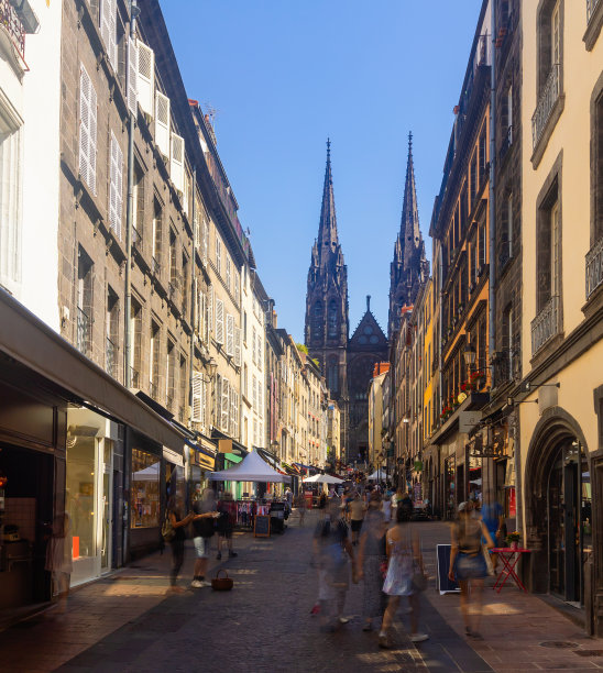 法国克莱蒙-法朗的风景图片下载