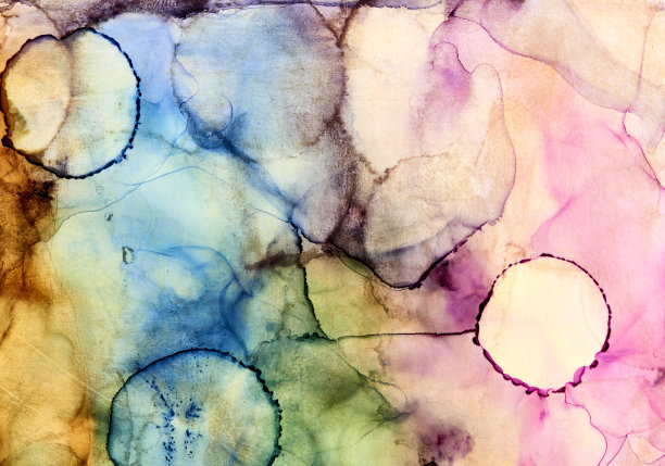 手绘抽象纹理作品照片，工作室拍摄。图片下载