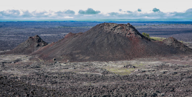 爱达荷州月球国家纪念碑的环形山图片下载
