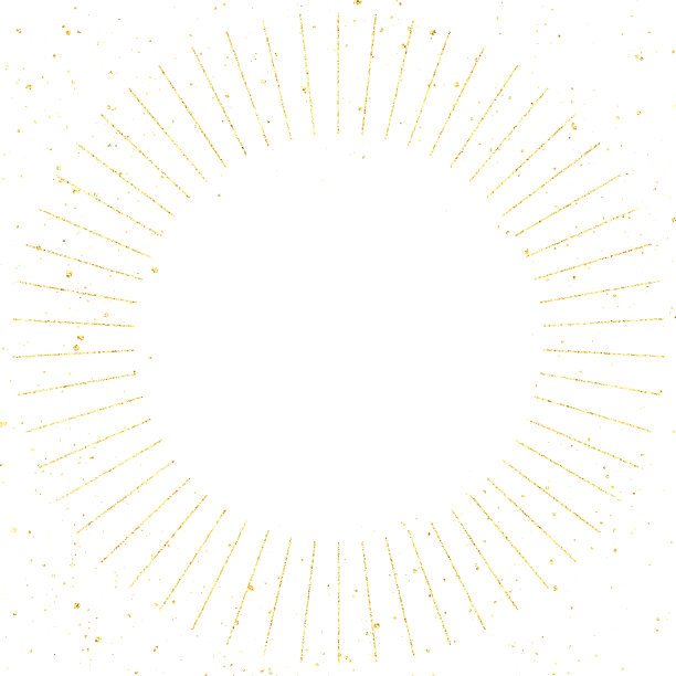 金碧辉煌的金色框架材料图片下载