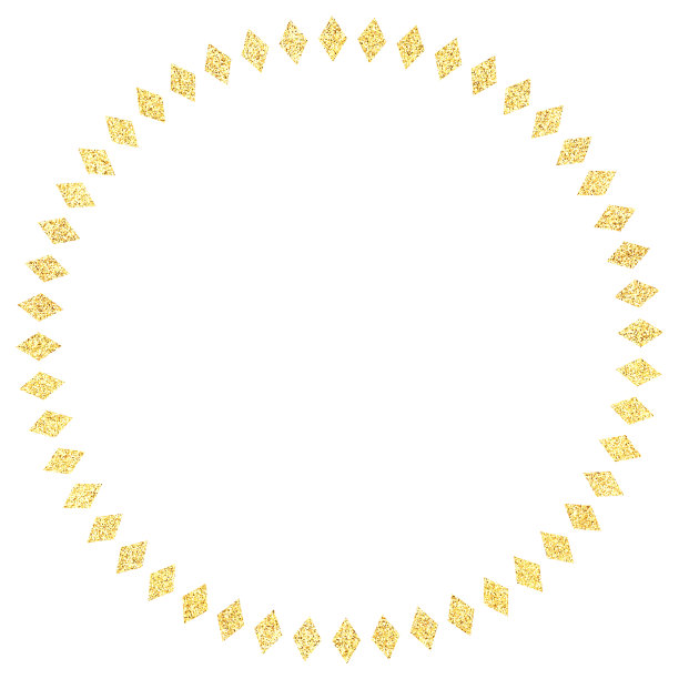 金碧辉煌的金色框架材料图片下载