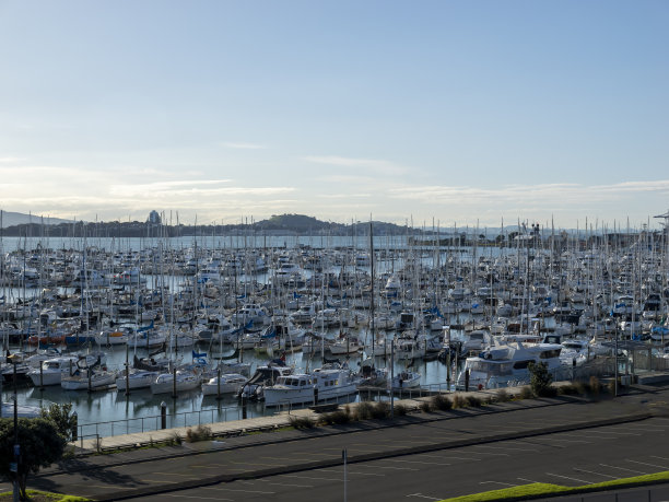 新西兰奥克兰的韦斯特海文码头图片下载