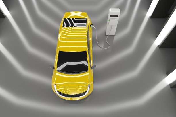 电动汽车充电图片下载