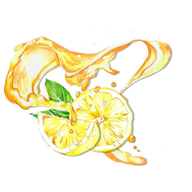 鸡尾酒。夏天明亮的饮料在不同的杯子里。水彩插图。用于横幅，明信片，网站图片下载