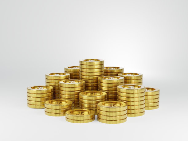 一叠金币图片下载