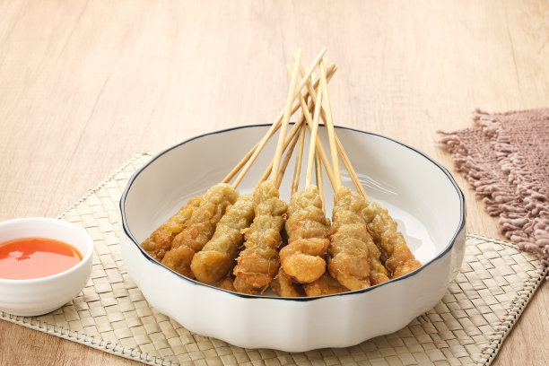 Sempol Ayam，印尼传统美食图片下载