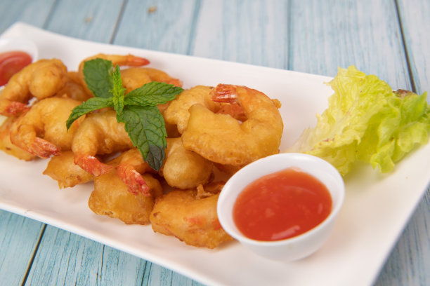 糖醋炸虾的食谱图片下载