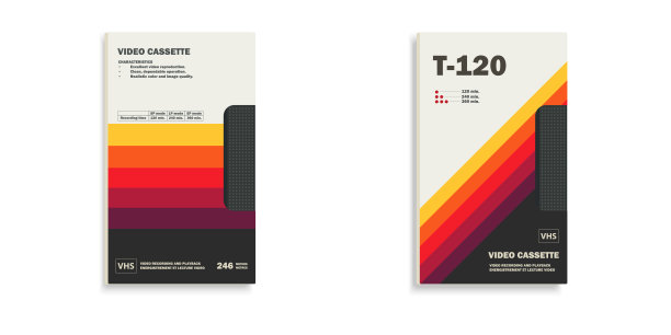 一套旧录像带。老学校和回到90年代的概念背景图片下载