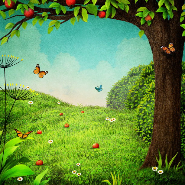 乡村背景图片下载