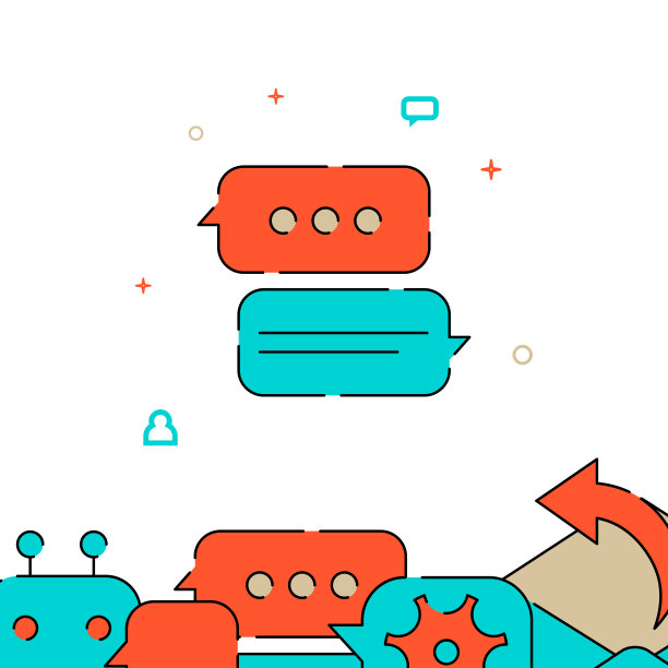 聊天，聊天消息，语音填充线图标，简单矢量说明图片下载