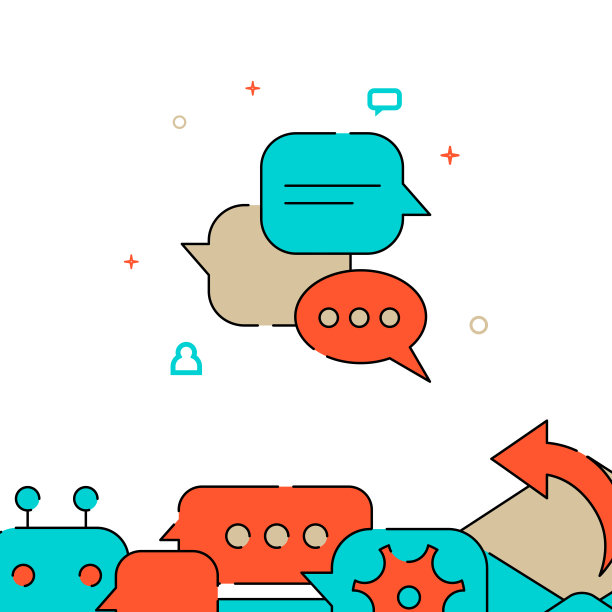 聊天，聊天，留言，语音填充线图标，简单的矢量说明图片下载