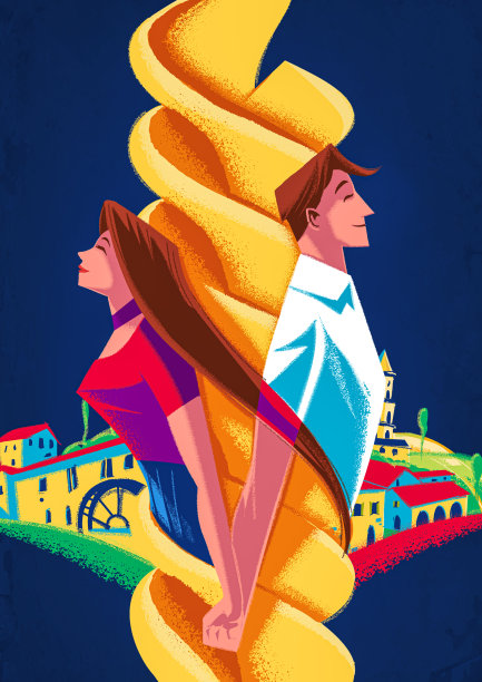 意面意大利乡村图片下载