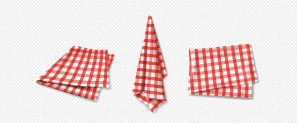 3d厨房毛巾布、餐桌布、野餐餐巾图片下载