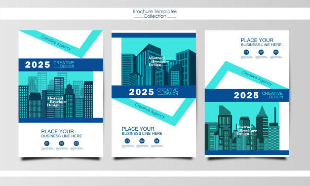 A4大小的企业书籍封面设计范本合集图片下载