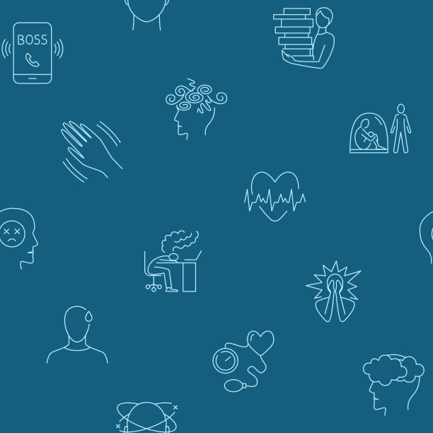 具有压力症状的无缝图案呈直线样式图片下载