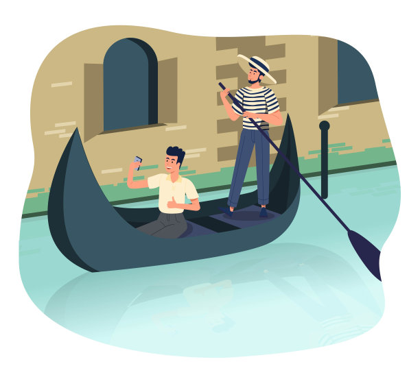 威尼斯贡多拉概念图片下载