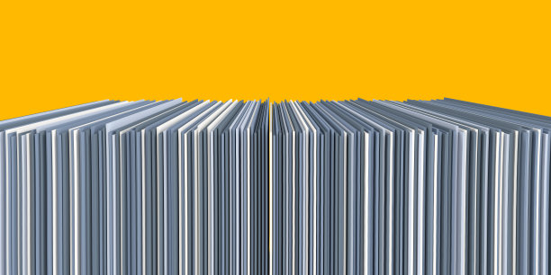 彩色文件在黄色的背景图片下载