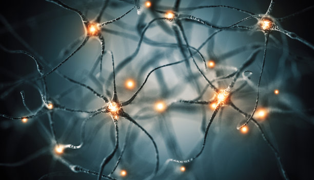 神经元。思维抽象概念图片下载