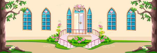 粉红公主城堡图片下载