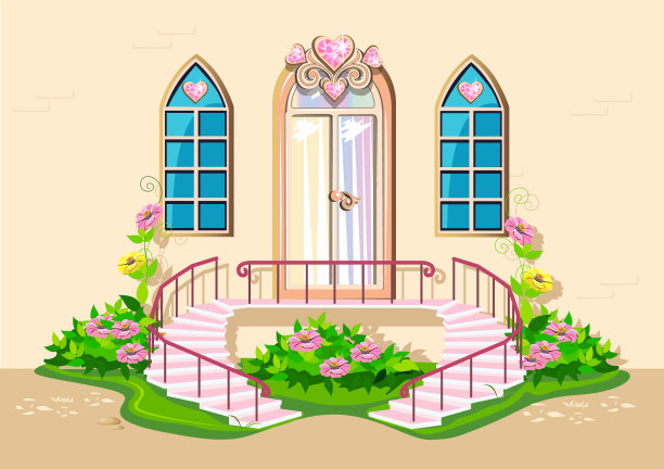 粉红公主城堡图片下载