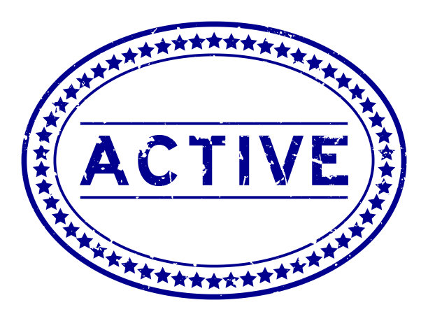 垃圾蓝色活动字椭圆形橡胶印章在白色背景图片下载